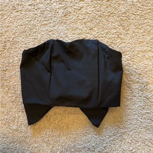 MARBLE Black Bow Top